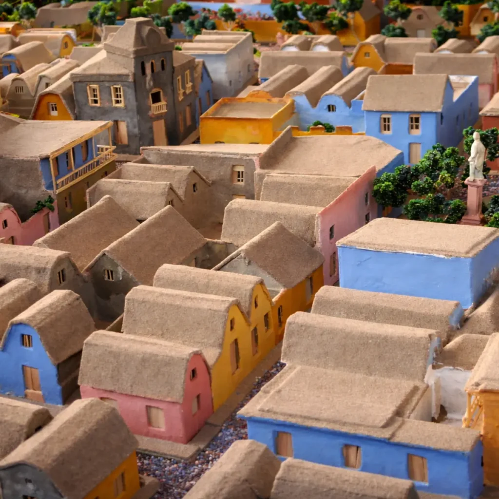 arte popular en Tacna representado en maqueta artesanal