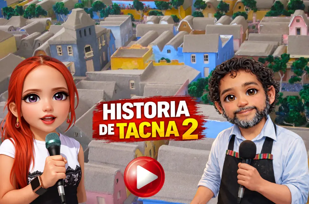 Entrevista a artesano sobre casas con techo de mojinete en Tacna con maqueta tradicional