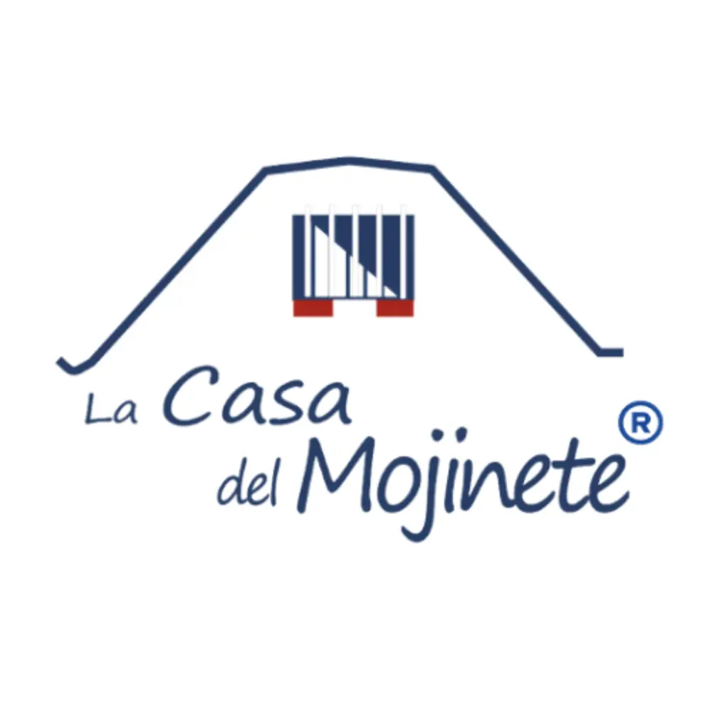 Logo de La Casa del Mojinete con marca registrada.
