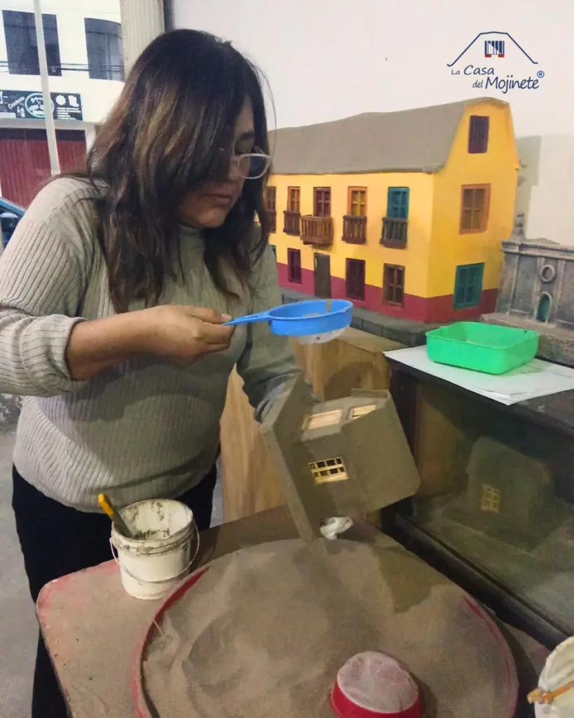 aplicacion de arena encolada semillero de artesanos tacna