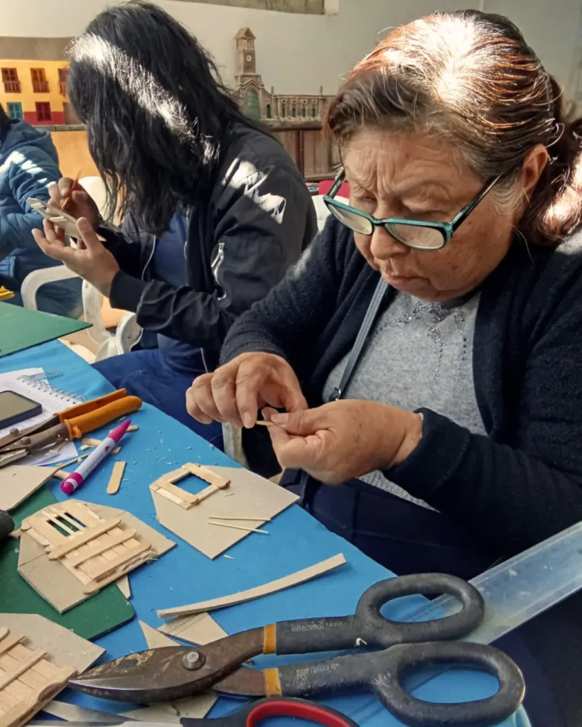 detalle de trabajo artesanal semillero de artesanos tacna